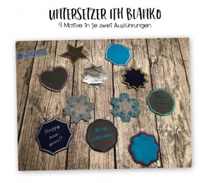 Stickserie ITH - Untersetzer Basic